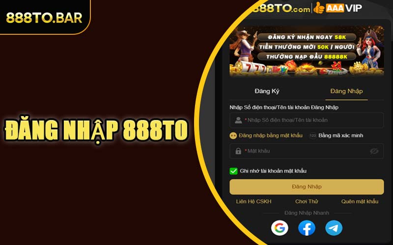 Đăng Nhập 888TO